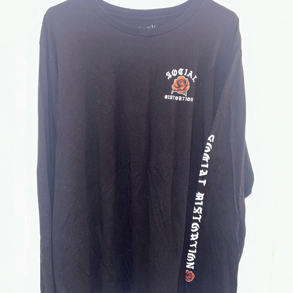 Black Kat Kustoms Social Distortion long sleeve men’s shirt.